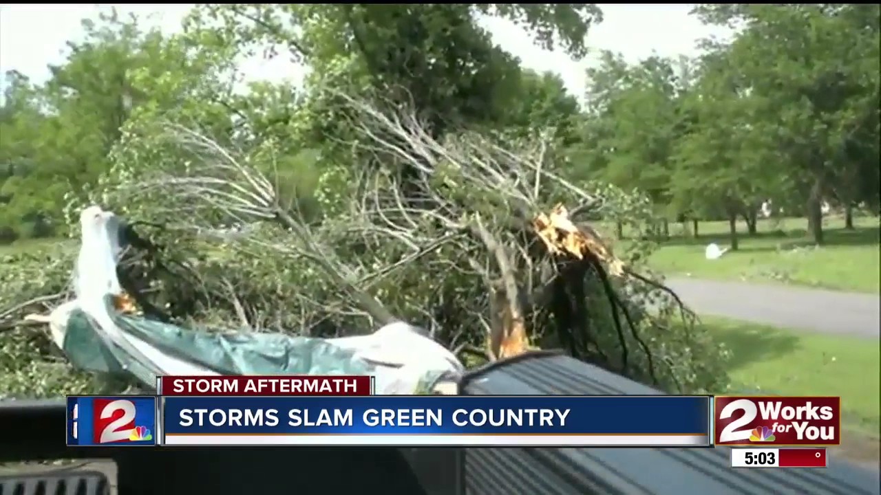 Storms slam into Green Country