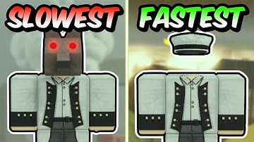 Every CLASS Ranked From FASTEST To SLOWEST in Dead Rails!
