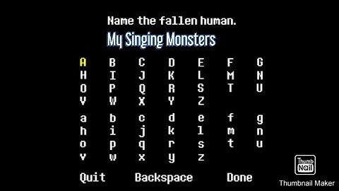 My Singing Undertale OST: 002 - Start Menu (Old)