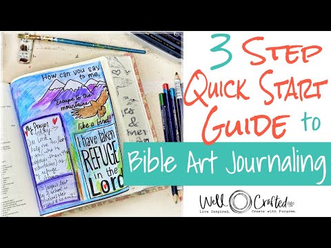 Bible Art Journaling – A Beginner's Guide! - The Graphics Fairy