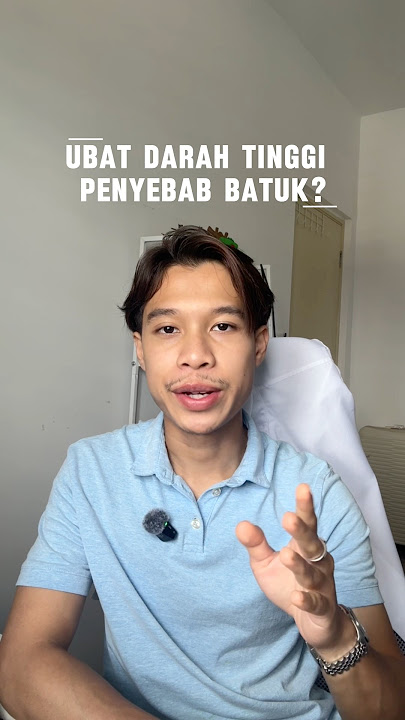 Batuk lepas makan ubat darah tinggi? Jom dengar dulu #pharmacist #perindopril #broubat