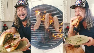 EL BANANERO - CHORIPAN CON BUKAKE DE CHIMICHURRI !!! 🌭🥖