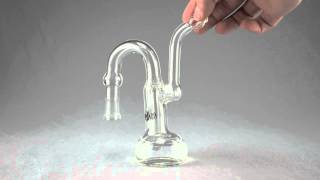 IDAB - CLEAR "VAPE PEN BUB" VAPOR RIG W/ 3 HOLE DIFFY AND 14MM JOINT