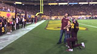 Crowd Reaction to Trinity's Sun Devil Story