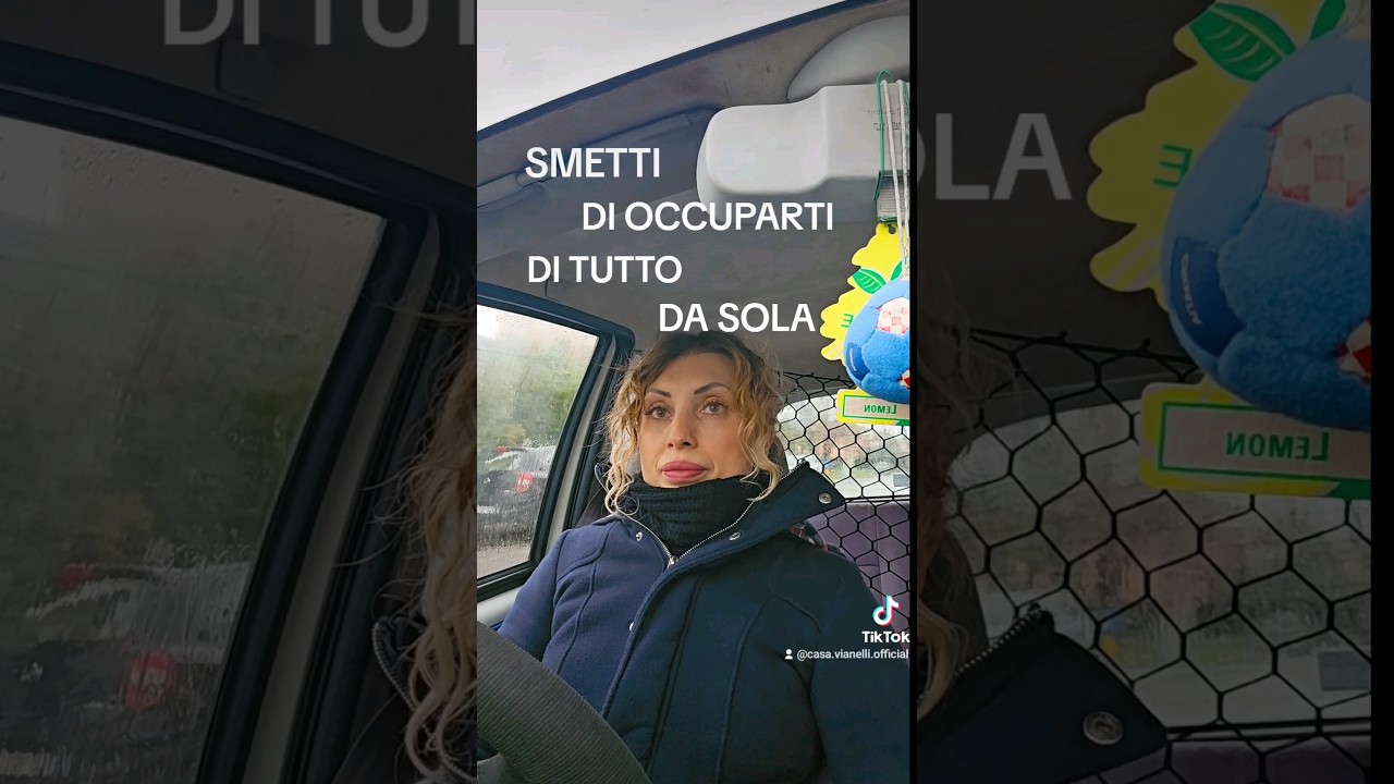 SMETTI DI OCCUPARTI DI TUTTO DA SOLA!