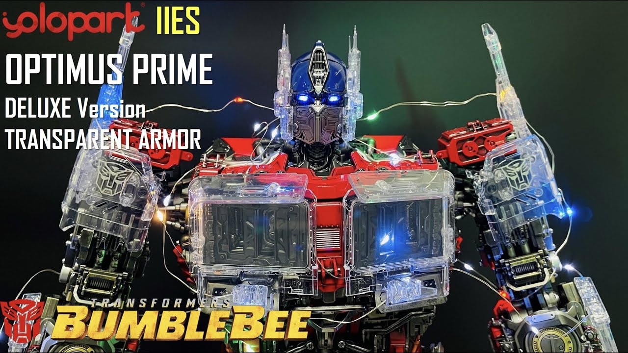 [4K] YOLOPARK IIES 62cm OPTIMUS PRIME Deluxe Transparent Armor Chapter ...