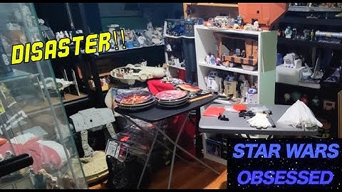 Short: A Messy Star Wars Collection Room #starwars #kennerstarwars