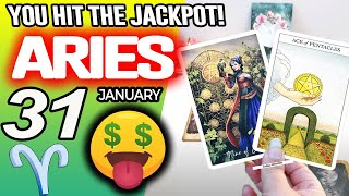 Aries ♈🤑 YOU HIT THE JACKPOT!💲💰 horoscope for today JANUARY 31 2026 ♈ #aries tarot JANUARY