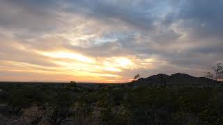 Gold Canyon, Arizona Sunset Time Lapse -- April 5th, 2021