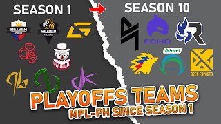 EVERY PLAYOFFS TEAMS IN MPL PHILIPPINES SINCE SEASON 1
