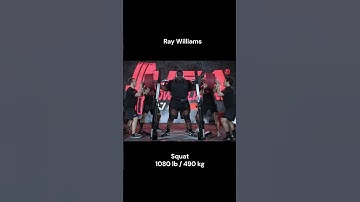 Ray Williams Raw Squat - 490kg  - 1080lbs