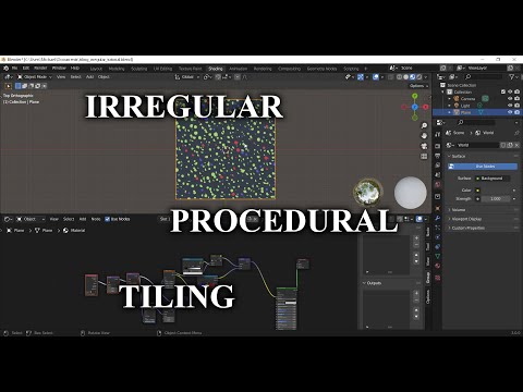 Blender 3.0 Procedural Textures: Irregular Tiles