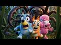 GIANT BUG SAFARI! 🐛 Bluey, Bingo &amp; Coco EXPLORE The Backyard! 🌳 | Bluey Funny Animation