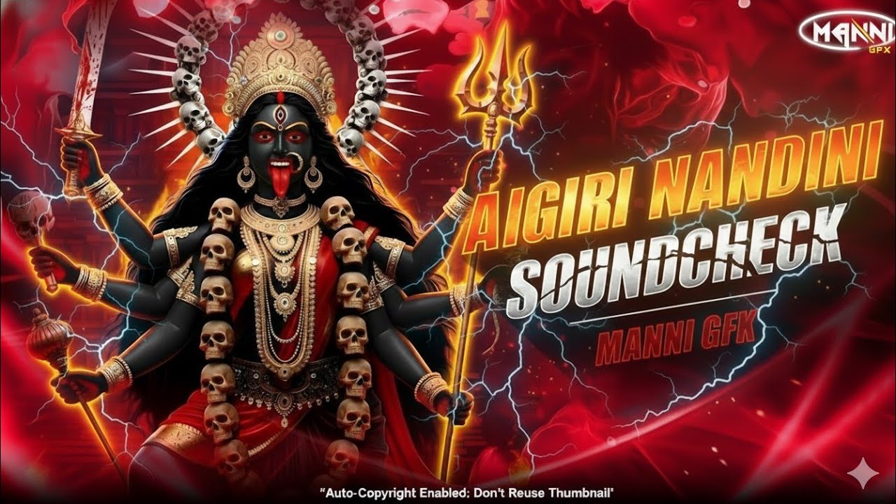 Aigiri Nandini (Soundcheck) - Extreme Bass Mix | Manni Gfx | Full Vibrating Bass 2026