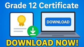 የ12ኛ ክፍል ሰርትፍኬት #Download ለማድረግ || How to Download Grade 12 Certificate screenshot 3
