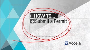 Accela How-To: Submit a Permit