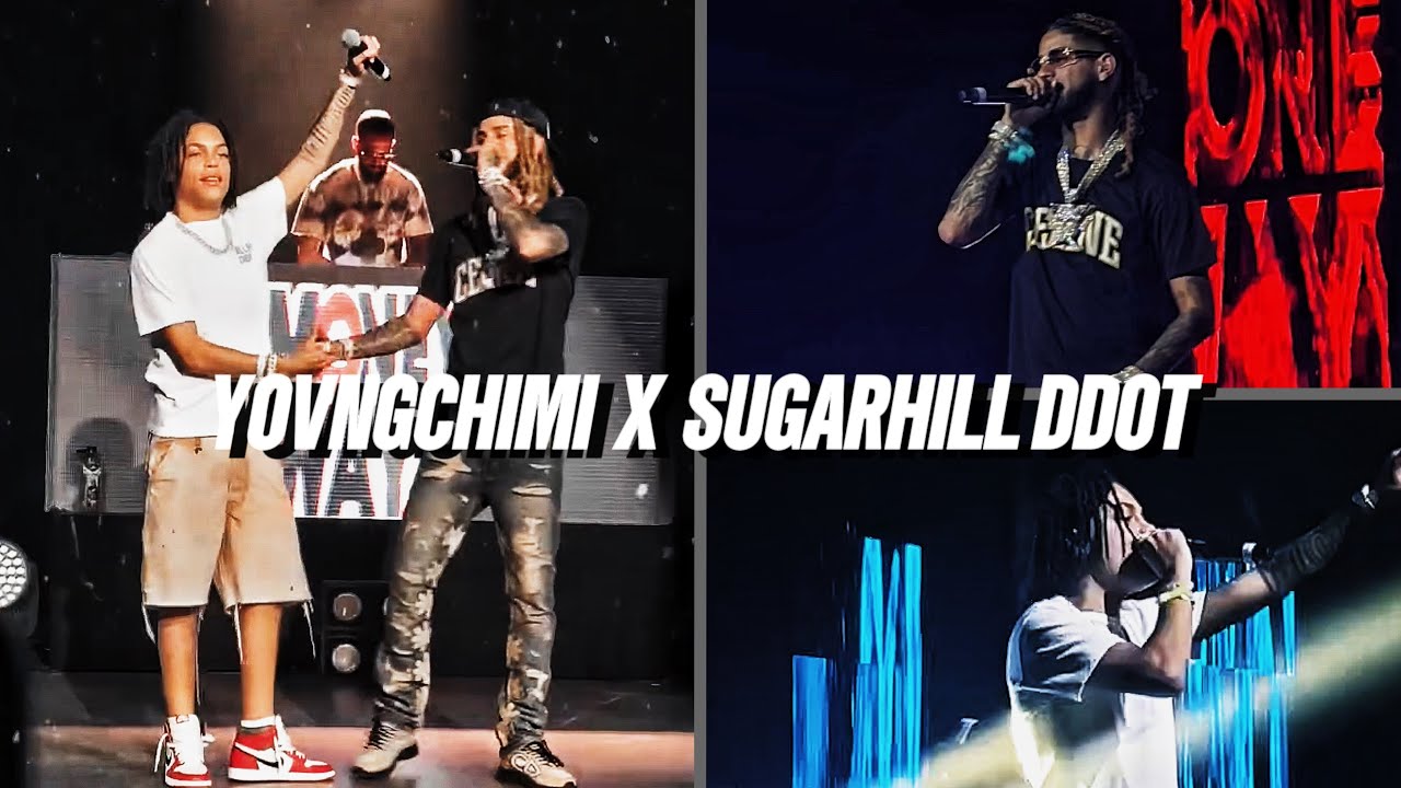 YOVNGCHIMI AND SUGARHILL DDOT PERFORMING TOGETHER IN BROOKLYN - YouTube