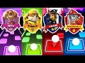 Paw patrol skye rubble chase marshall  tiles hop music game