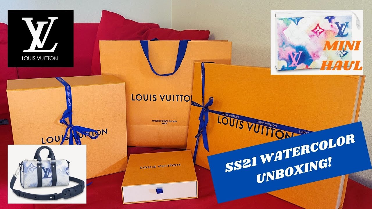 UNBOXING Louis Vuitton Multicolor Watercolor Mens Collection 2021 💜 