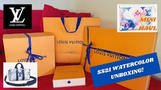 Louis Vuitton SS 2021 WATERCOLOR COLLECTION HAUL UNBOXING
