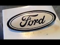 2018 F-150 Tailgate emblem Painting, removal and replace
