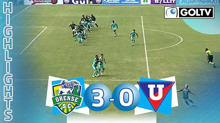 Orense SC 3 - 0 Liga de Quito | GOLES | Liga Pro Ecuador
