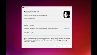 ifrpRa1n Best Tool Jailbreak iOS 15.x - 16.x on windows