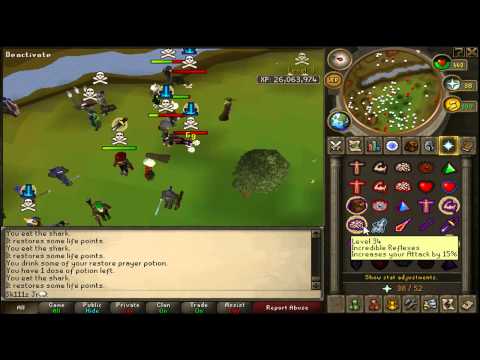 Runescape | Sk111z Jr - 99 Str Pure Pking With Commentary #3, D Scim, G Maul, DDS