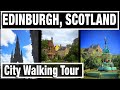 4K City Walks: Edinburgh Dean Village Grass Market Royal Mile - Virtual Walk Walking Treadmill Video