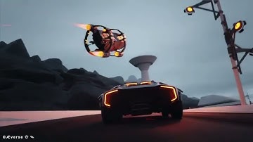 Behendig ruimteschip TOXUM-14073 versus exotische auto VUKSOM-270043 op VHOLLUMAT-204567301 Jlock...