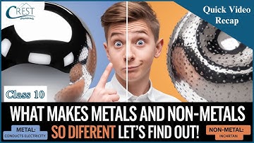 Class 10 | Metals And Non Metals | Science Olympiad | CREST Olympiads