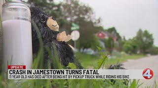 11-year-old dead after being hit by pickup truck in Jamestown