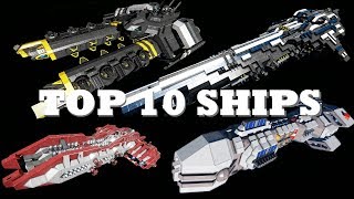 Top 10 best performing ships in DEATH TEST 3.0 (Space engineers) Thumb