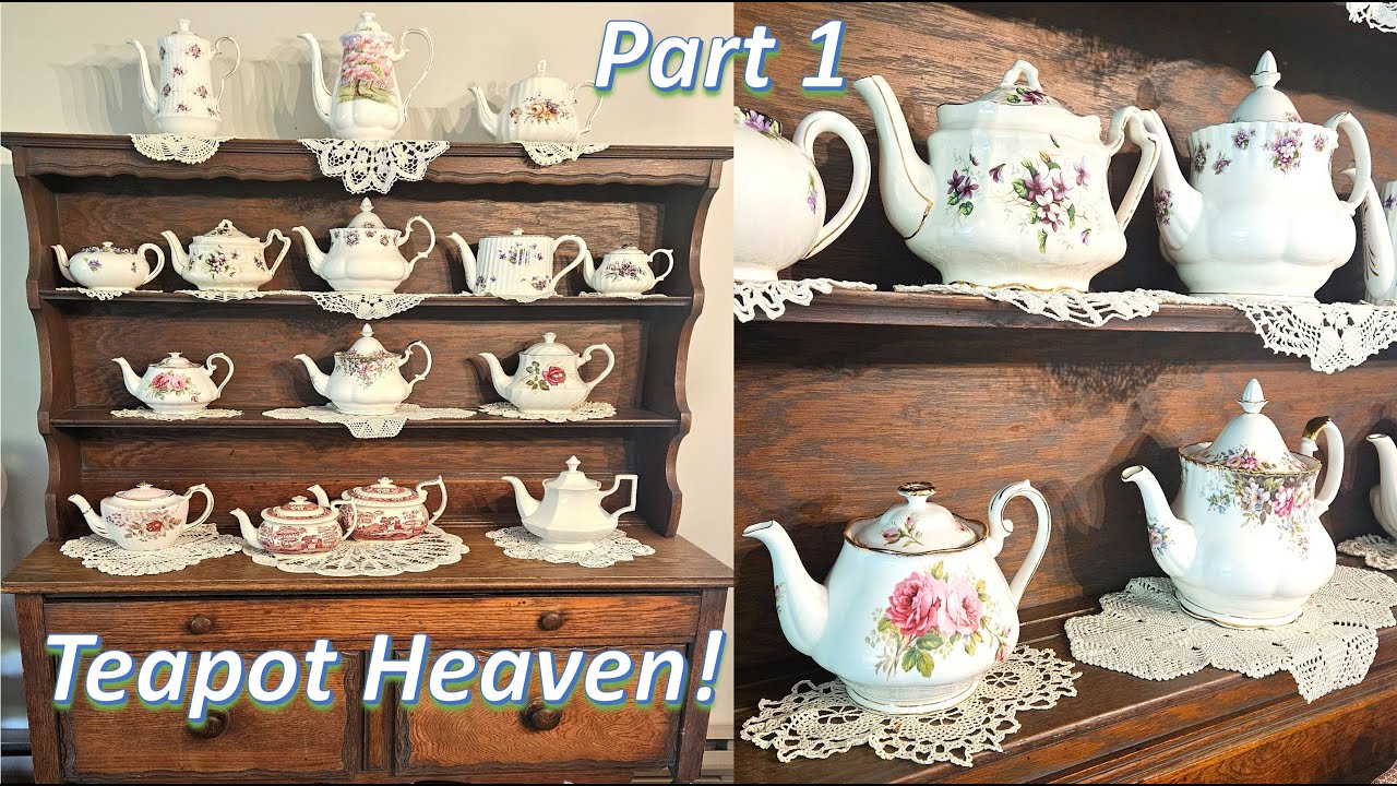 Growing My TEAPOT COLLECTION - Part 1 | Rare Vintage English