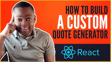 How to build a custom random quote generator - Reactjs
