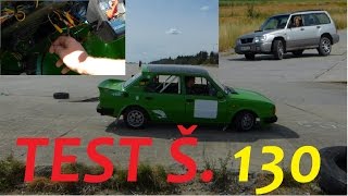 Test Škoda 130 + Subaru Tchořovice :) Bez Komprese (: Hrášek rally