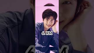 Top 7 most handsome BTS members in 2025#kpop #army #viralshorts #😊🥰❤️🩷🥰😍