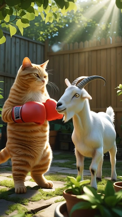 Ai animation#cat cooking mutton #petslover#animallife#cats#ai#y...