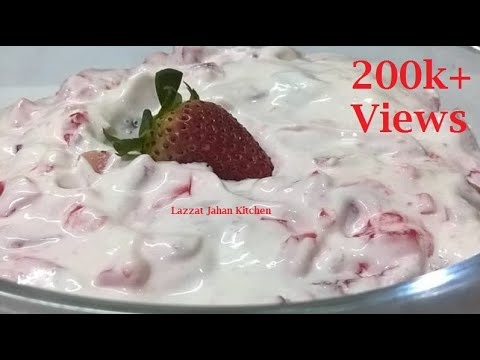 STRAWBERRY DELIGHT MOUTHWATERING DESSERTS, A PERFECT QUICK AND EASY DESSERTS WITH JUST 4 INGREDIENTS