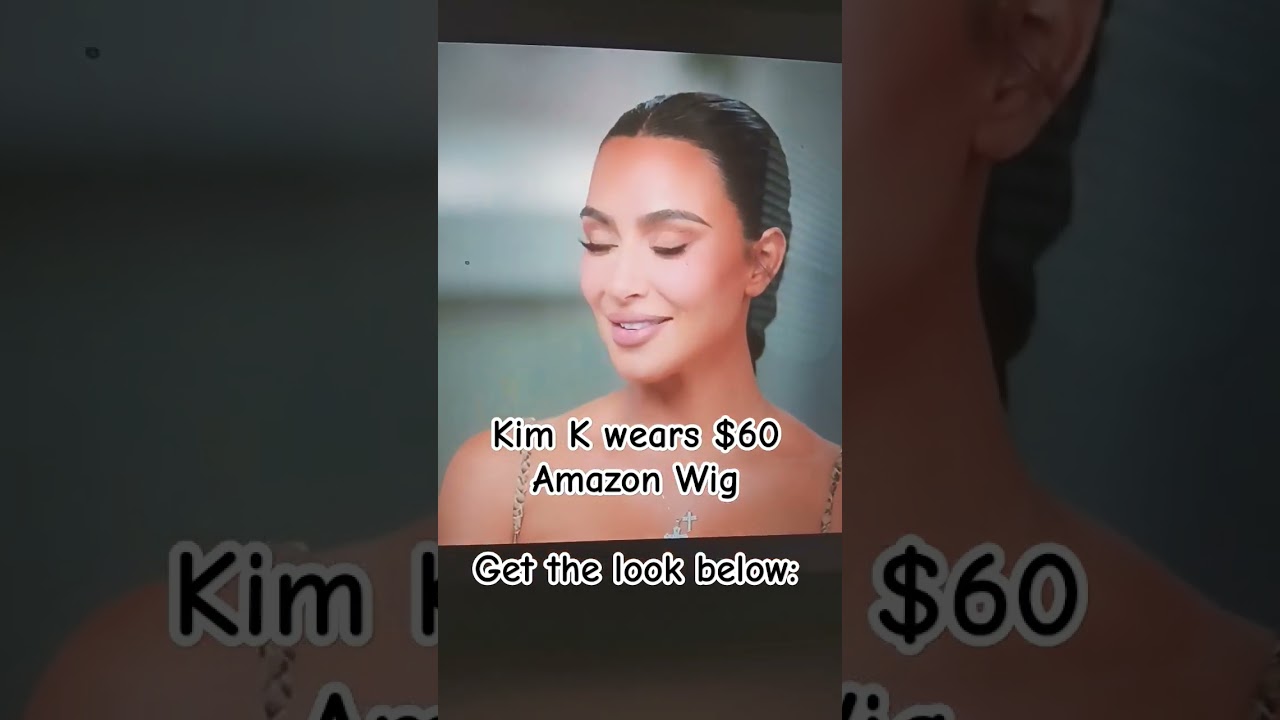 Kim K wears $30 wig Get her Look!