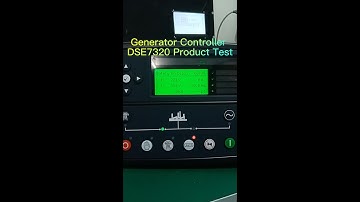 Generator Auto Start Remote Controller DSE7320 Test. Auto Start Remote Electronic Panel DSE7320.