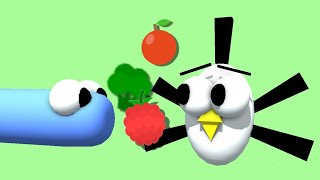 Angry Birds Meets The Google Snake 3D Animated Mashup Funvideotv Style Recreation