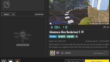 Bgmi wow Parkour map code 28793 | Adventure alice borderland 3 | #bgmi #bgmilive #pubg #pubgmobile