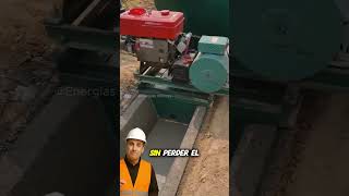 Mira como esta maquina ahorra miles de dolares en construccion #viral #carreteras