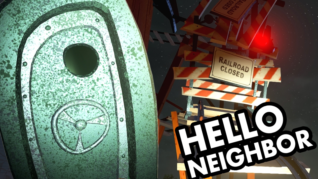 SECRET DOOR AND GETTING ON THE ROOF | Hello Neighbor Alpha 3 Ending