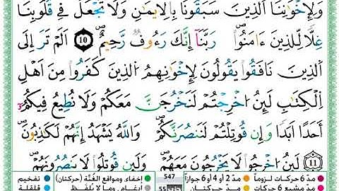 سورة الحشر بصوت الشيخ حمزة الجزائري