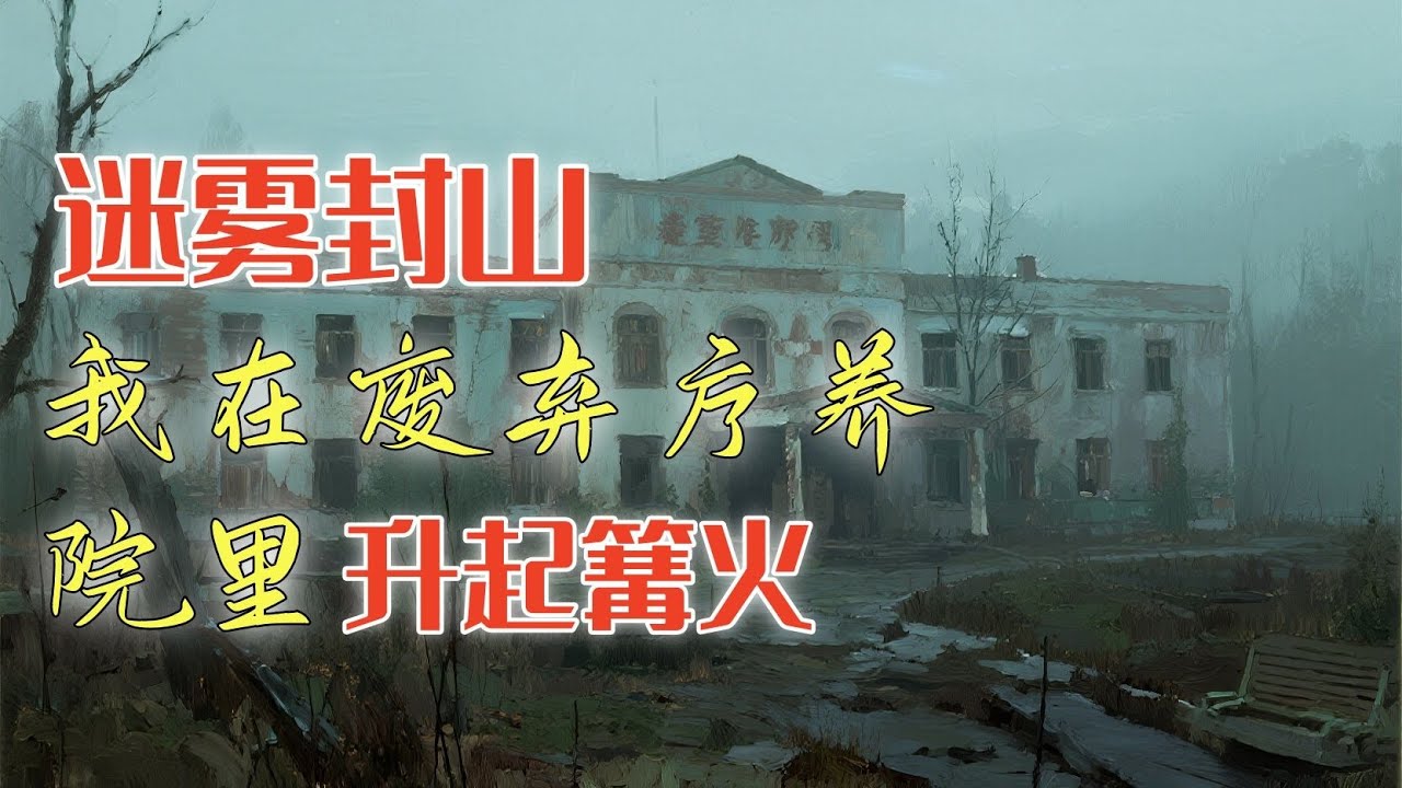 迷霧封山之際，獨自於廢棄療養院內點起篝火，沉浸於末世背景下的寧靜助眠故事