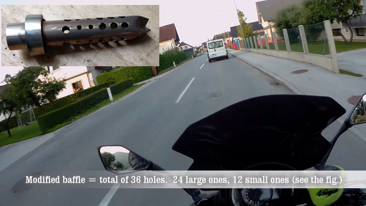 z1000sx, Mivv Suono slip on and db killer modification stage 2