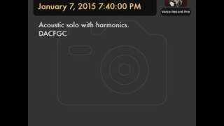 Improv acoustic with harmonics