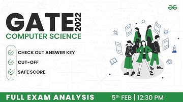 GATE CSE 2022 Full Exam Analysis